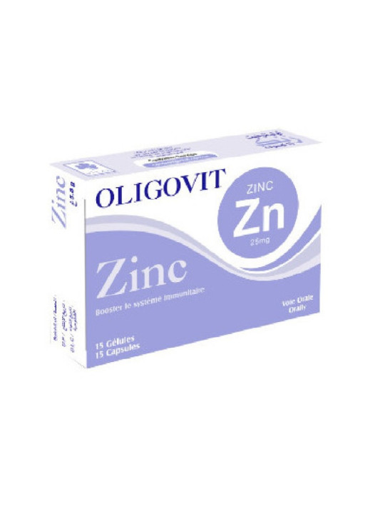 vital oligovit zinc   bt/15 gelules
