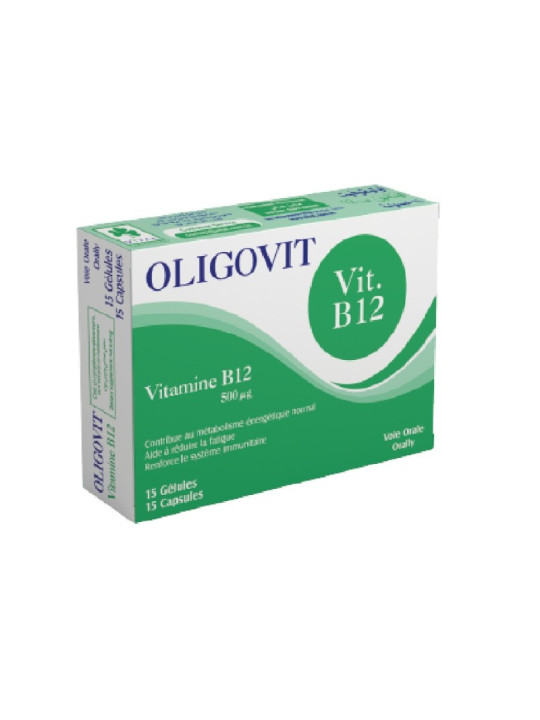 VITAL oligovit vitamine b12 bt/15 gélules