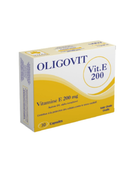 VITAL oligovit vitamine e 200 30 gélules