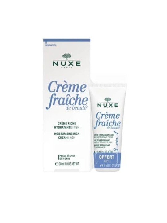 NUXE CREME FRAICHE REPUP.HYDR P.N 30 ML+CR.HYDR 3EN1 15ML GR