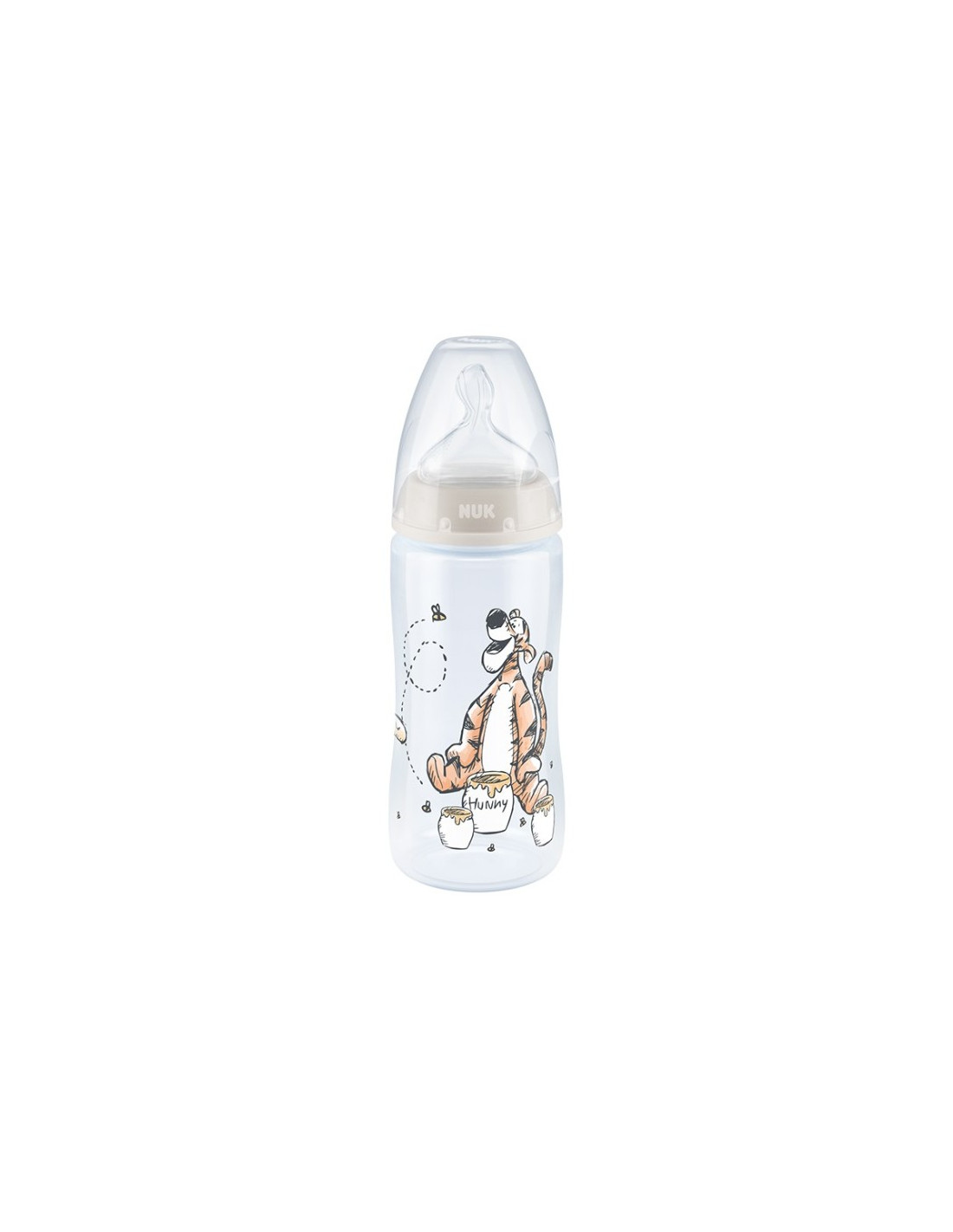 NUK BIBERON PLASTIQUE TEMPERATURE 300 ML REF/741022