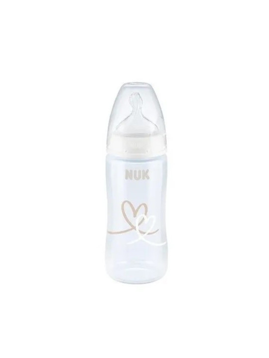 NUK BIBERON PLASTIQUE TEMPERATURE 300 ML 0-6 mois