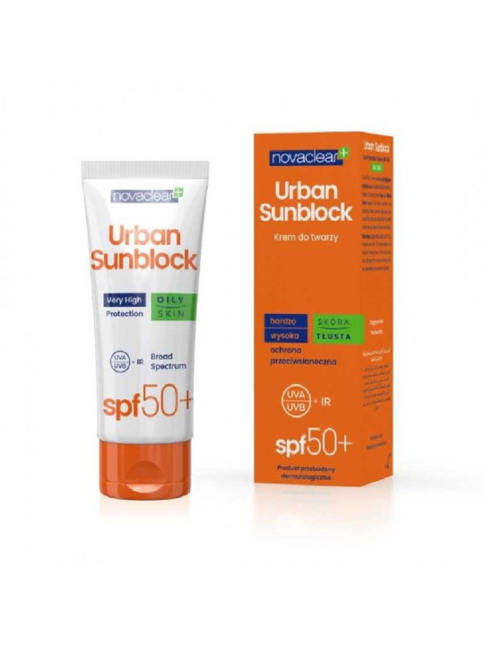 NOVACLEAR urban sunblock oily skin spf50+ peau grasse  40ML