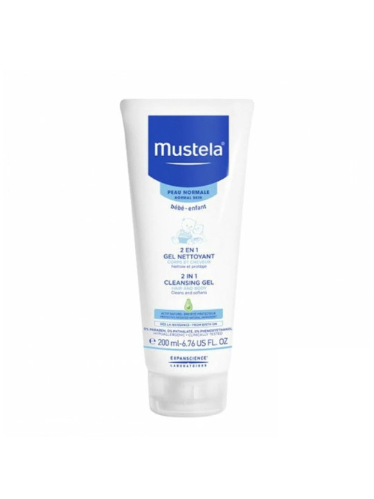 MUSTELA 2 en 1 gel net chev & corp 200ml
