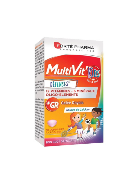 FORTE PHARMA MULTIVIT KIDS 12 VITS + 6 MINERAUX COMP B/30
