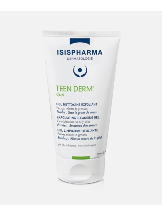 TEEN DERM  Gel nettoyant exfoliant 150ml