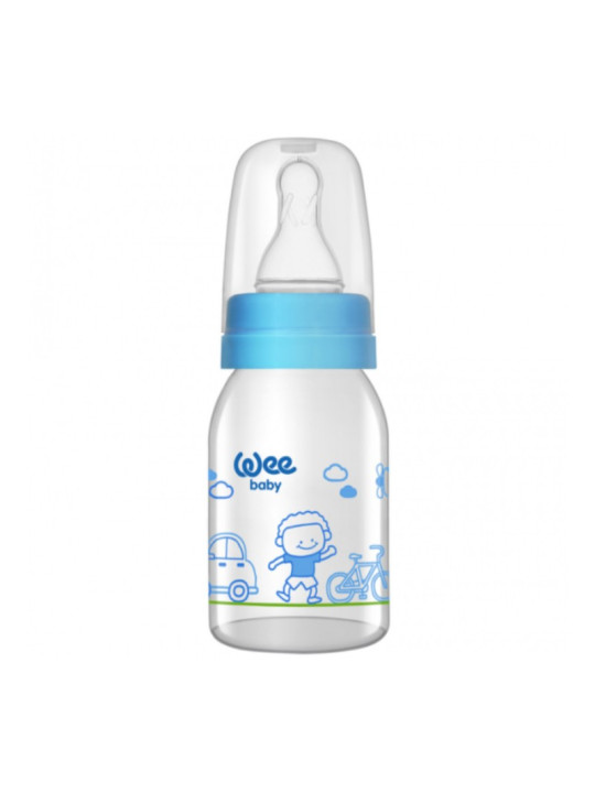 WEE BABY BIBERON EN VERRE CLASSIQUE 0-6 M 125 ML REF.877-F