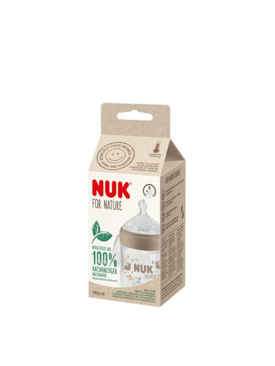 NUK NATURE SENSE PLASTIQUE FOR NATURE 0+ 150ml