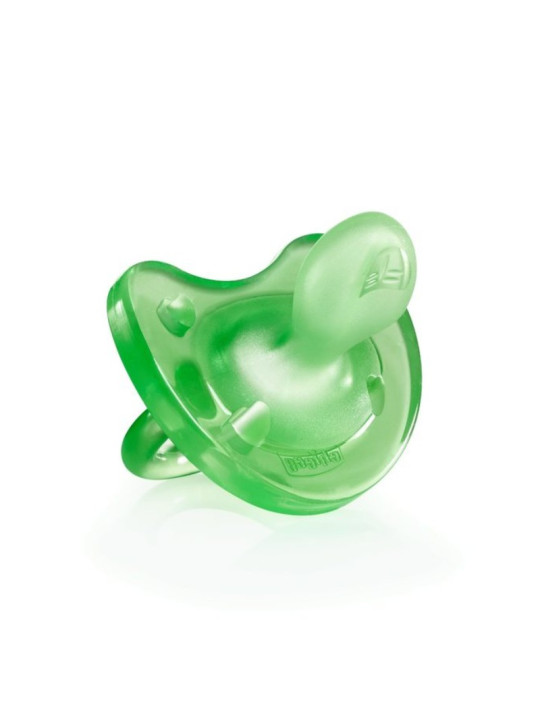 CHICCO SUCETTE PHY-SOFT VERT SIL12M+