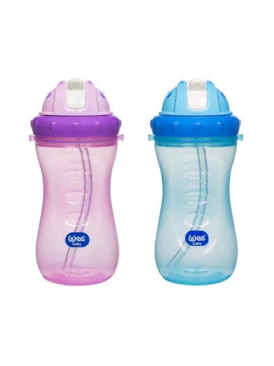 Wee Baby gourde avec paille 340 ml ref:761