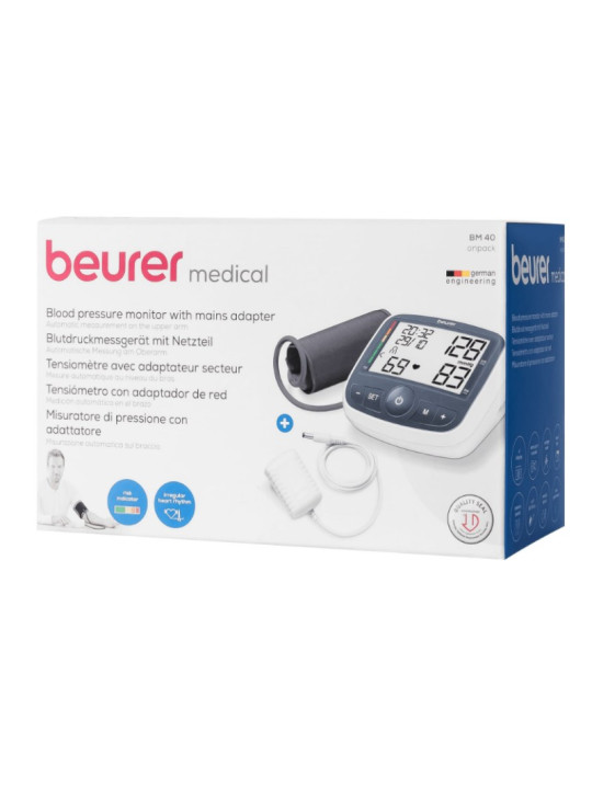 beurer bm40 tensiometre a brassard + chargeur