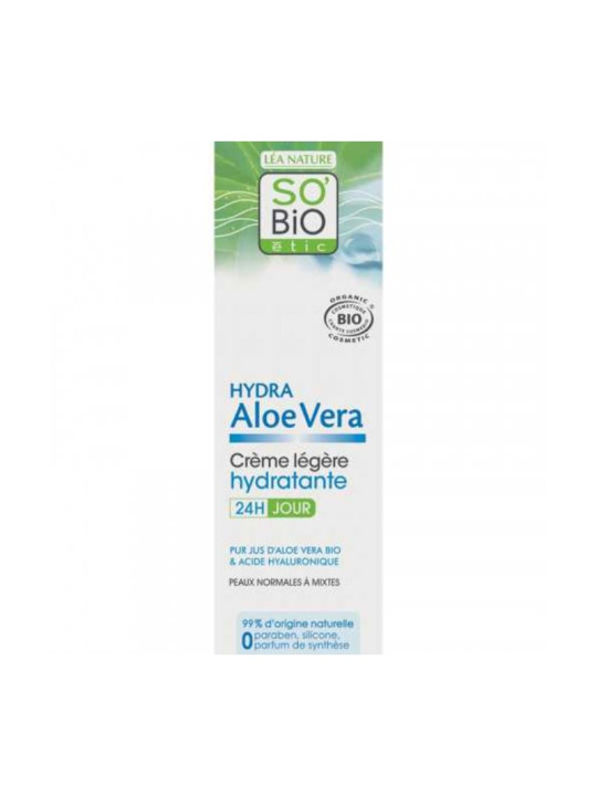 SO'BIO ETIC Crème Légère Hydratante 24H  50ML