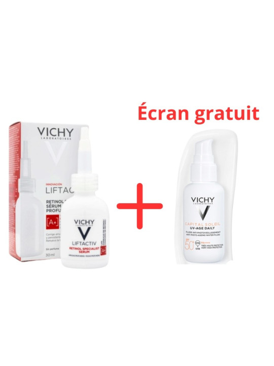 VICHY LIFTACTIV RETINOL (A+) 30 ML + UV CAPITAL SOLEIL GRATUIT