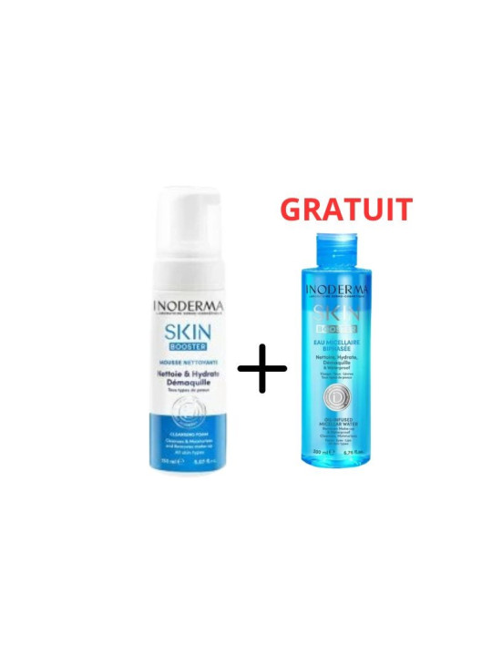 Inoderma PACK MOUSSE VISAGE+EAU MICELLAIRE GRATUITE