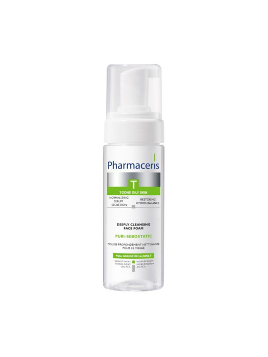 PHARMACERIS t puri-sebostatic mousse nettoyante 150ml