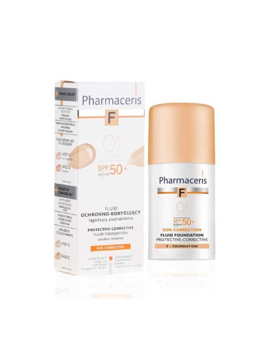 Pharmaceris F Fond De Teint SPF50+ IVORY 01