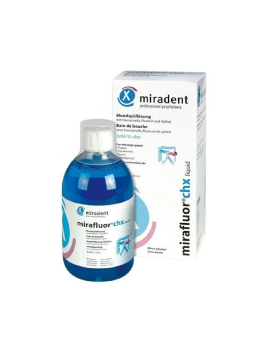 MIRADENT  Bain de Bouche Mirafluor chx 500ml