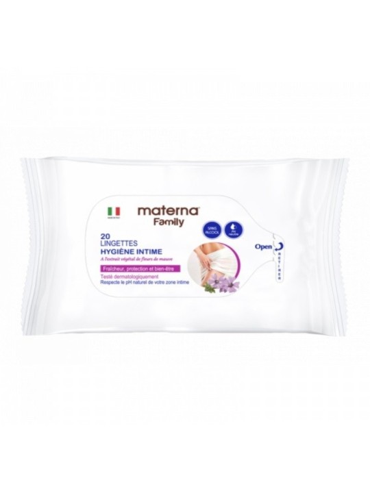 MATERNA LINGETTE HYGIENE INTIME BT/20