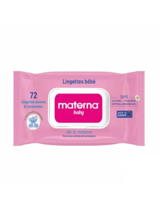 MATERNA BB LINGETTE BOITE DE 72 ROSE