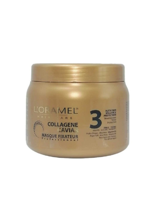 L'ORAMEL Masque Fixateur collagène Caviar 500ML