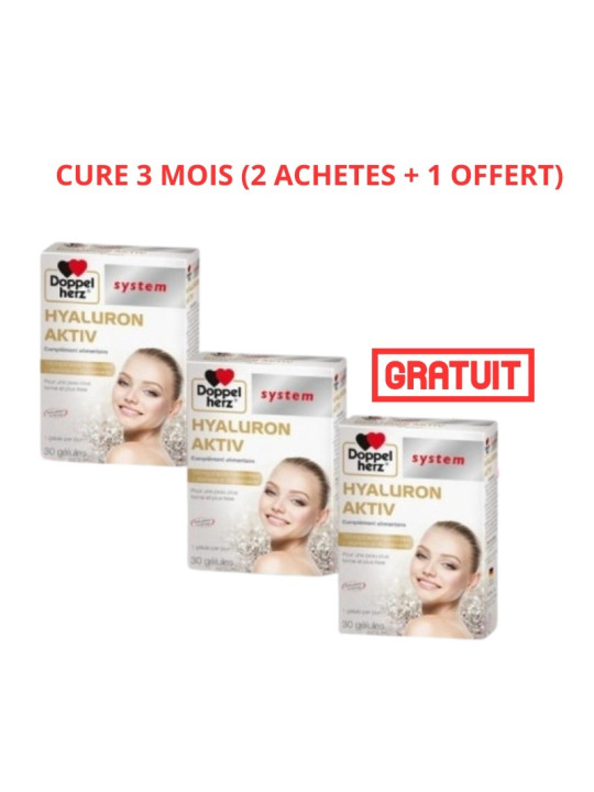 AKTIV HYALURON CURE 3 MOIS (2 ACHETES + 1 OFFERT)