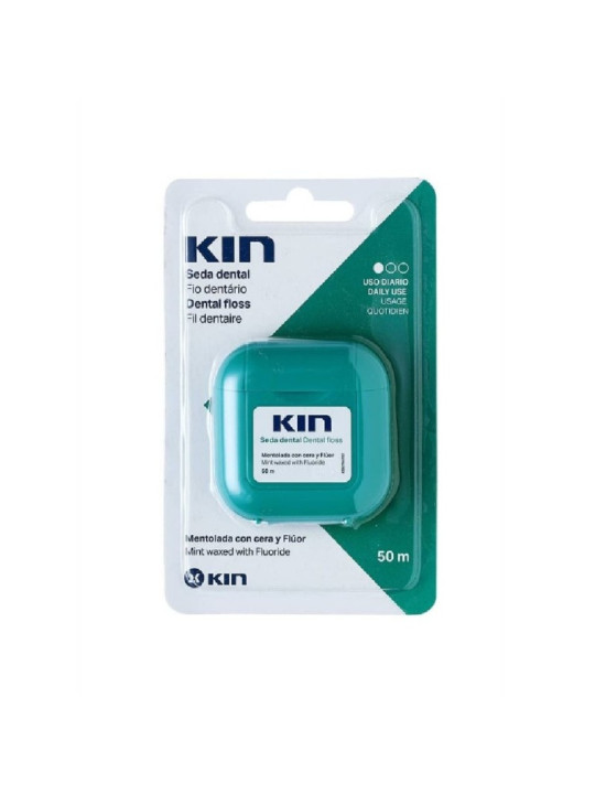 KIN fil dentaire menthe cire