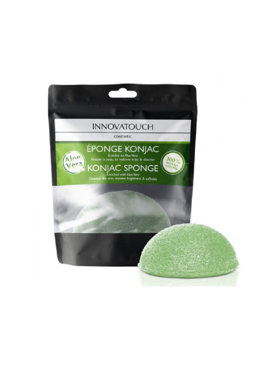INNOVATOUCH Eponge Konjac enrichie en Aloé Vera