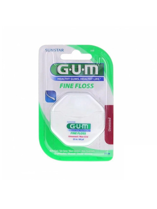 GUM fil dentaire non cire 54,8m 555