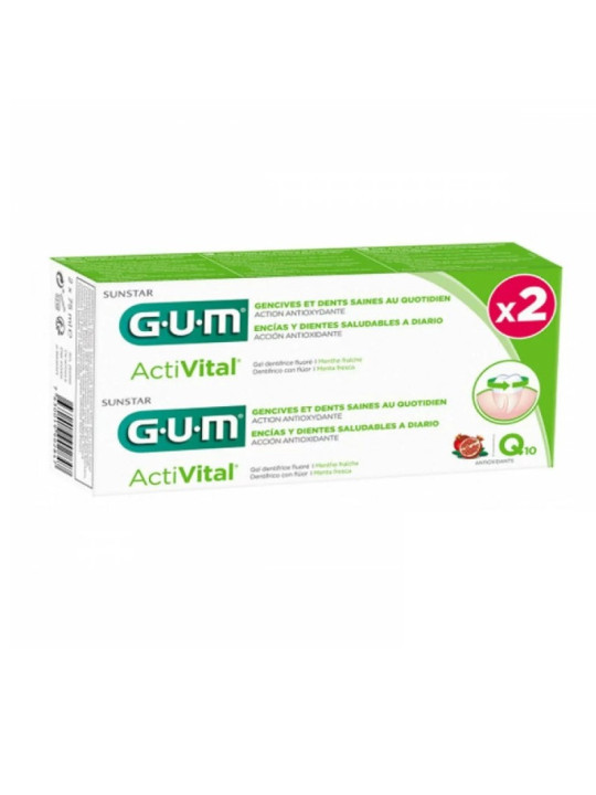 GUM  dentifrice  duo activital  75 ml*2 / 6050