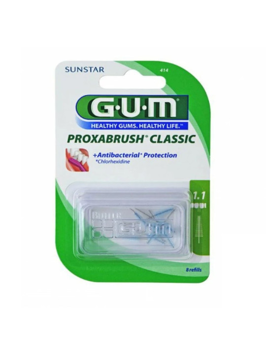 GUM brossettes 414 ultra fine coniq b/8