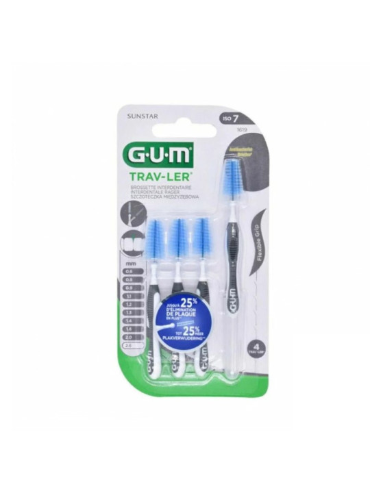 GUM  brossettes trav-ler 1619 cylindrique 2.6mm