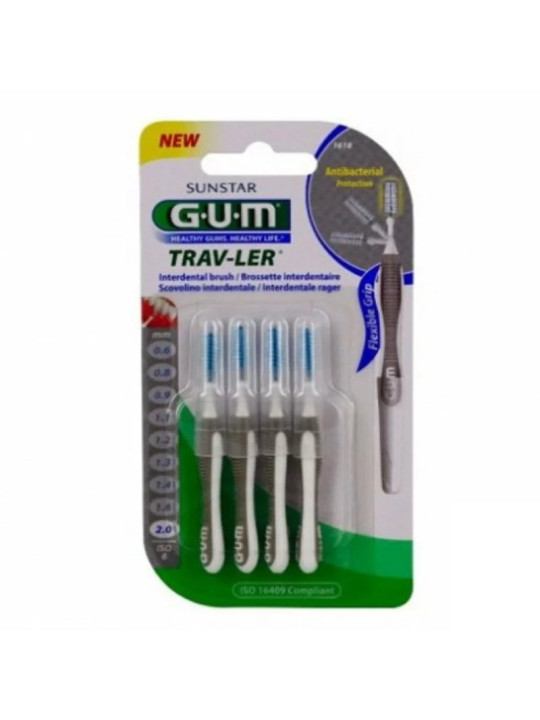 GUM trav-ler brossettes 1618 cylindrique 2mm