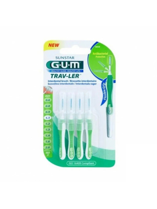GUM brossettes  trav-ler1414 ultr fine cylind vert