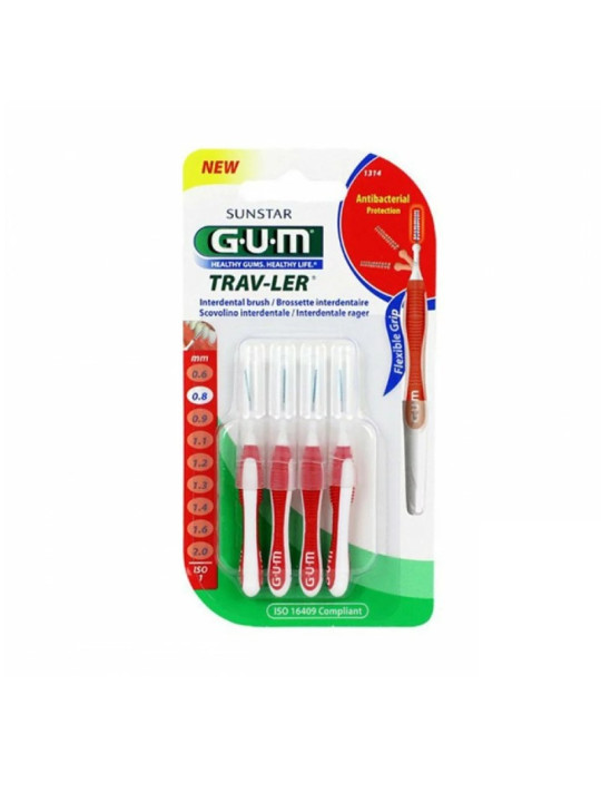 GUM brossettes  trav-ler 1314 ultr fine coniq 0.8