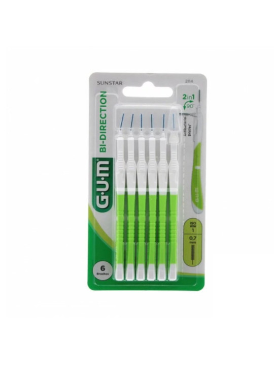 GUM broset bi-direction 0.7mm bt/6 ref 2114