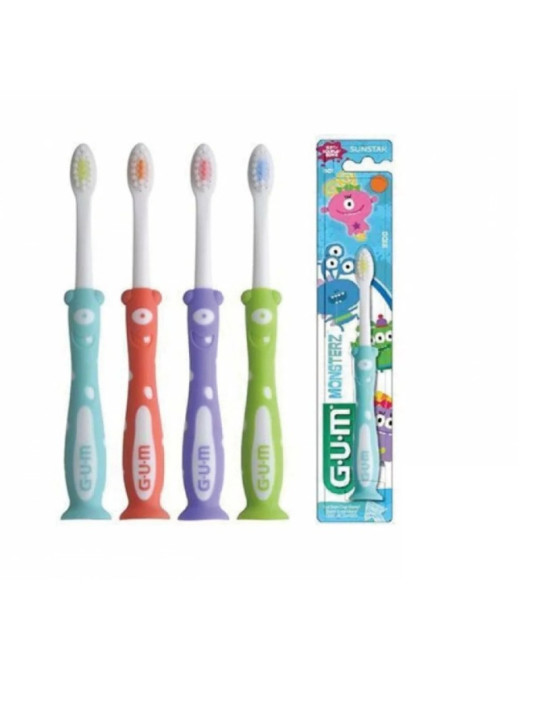 GUM brosse a dent kids monster(3-6) ref 901