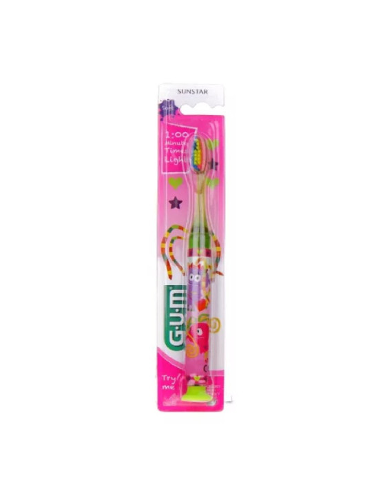 GUM brosse à dents  junior light up medium ref 903