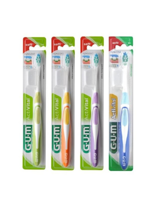 GUM Activital Brosse à Dents Ultra Compacte Souple 585