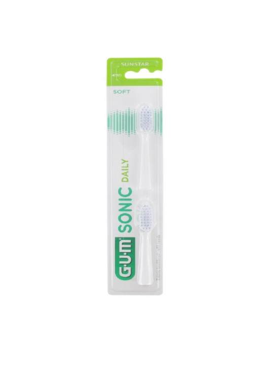 GUM tête de brosse a dents 4110 recharge sonic daily