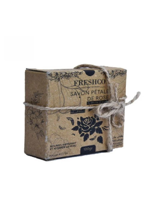 FRESHCO Savon petale de rose  100GR