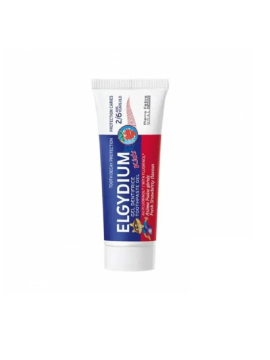 ELGYDIUM  kids dentifrice fraise 50ml 2/6 ans