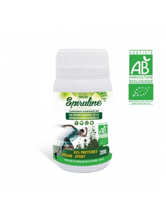 EDEN LIFE SPIRULINE POUDRE 200 GR
