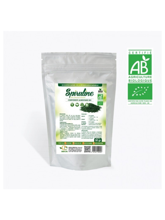 EDEN LIFE SPIRULINE PAILLETTES 50 GR