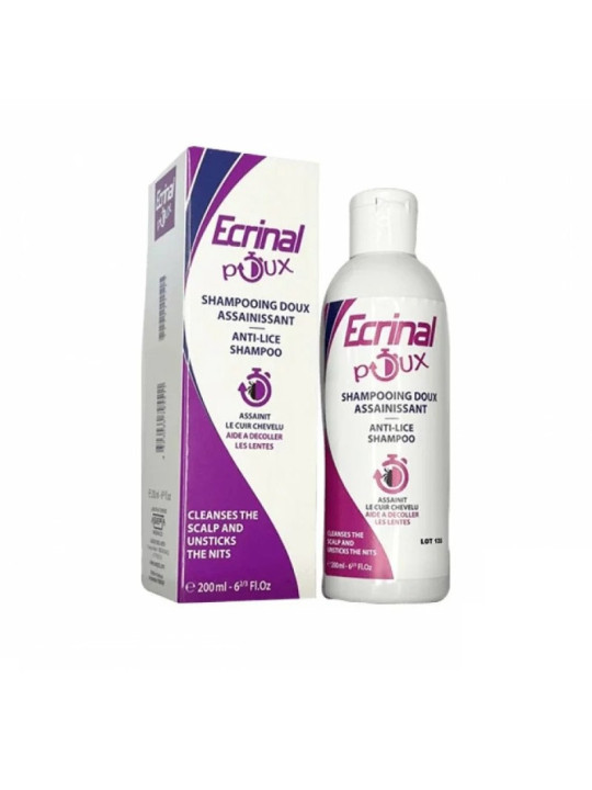 ECRINAL shampooing anti poux 200ml  REF/144