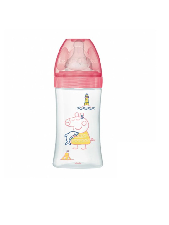 DODIE Biberon Initiation+ Anti Colique - Peppa 0-6M 270ML