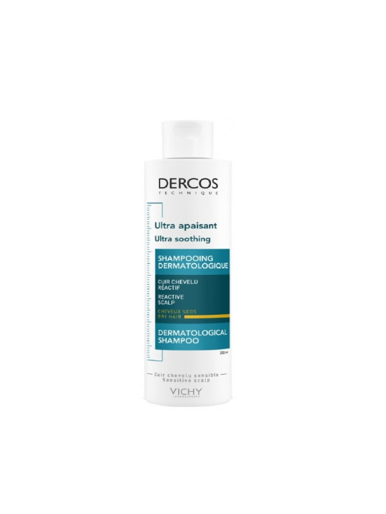 Vichy Dercos Ultra Apaisant Shampoing pour Cheveux Secs 200 ml
