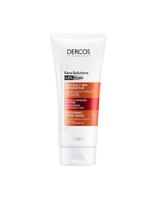 Vichy Dercos Kera Solutions Masque  Réparateur Cheveux Agressés et Abîmés  150 ML