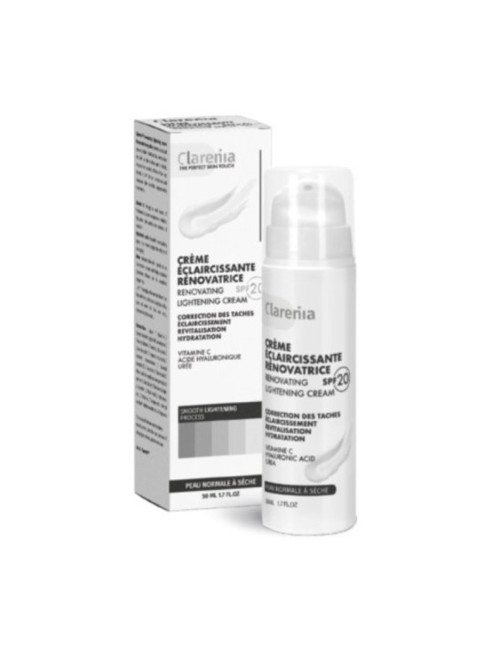 CLARENIA CREME  ECLAIRCISSANTE RENOVATRICE SPF 20 50 ML