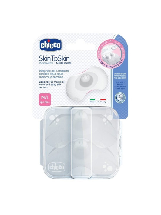 CHICCO DISQUE SEIN SILICONE M-L / 90340