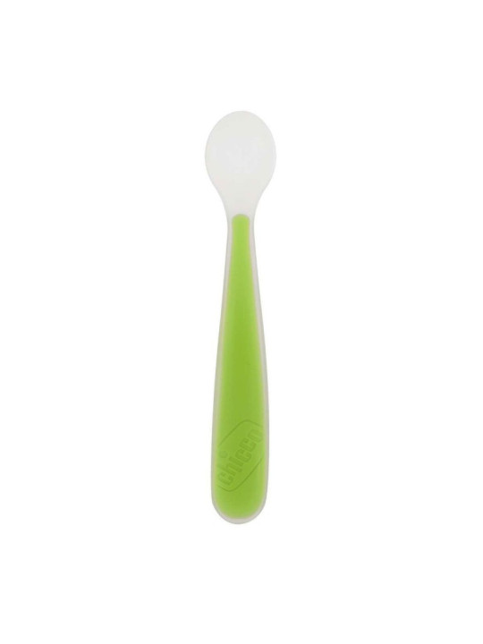 CHICCO CUILLERE VERT 6M+ SILICONE 682851